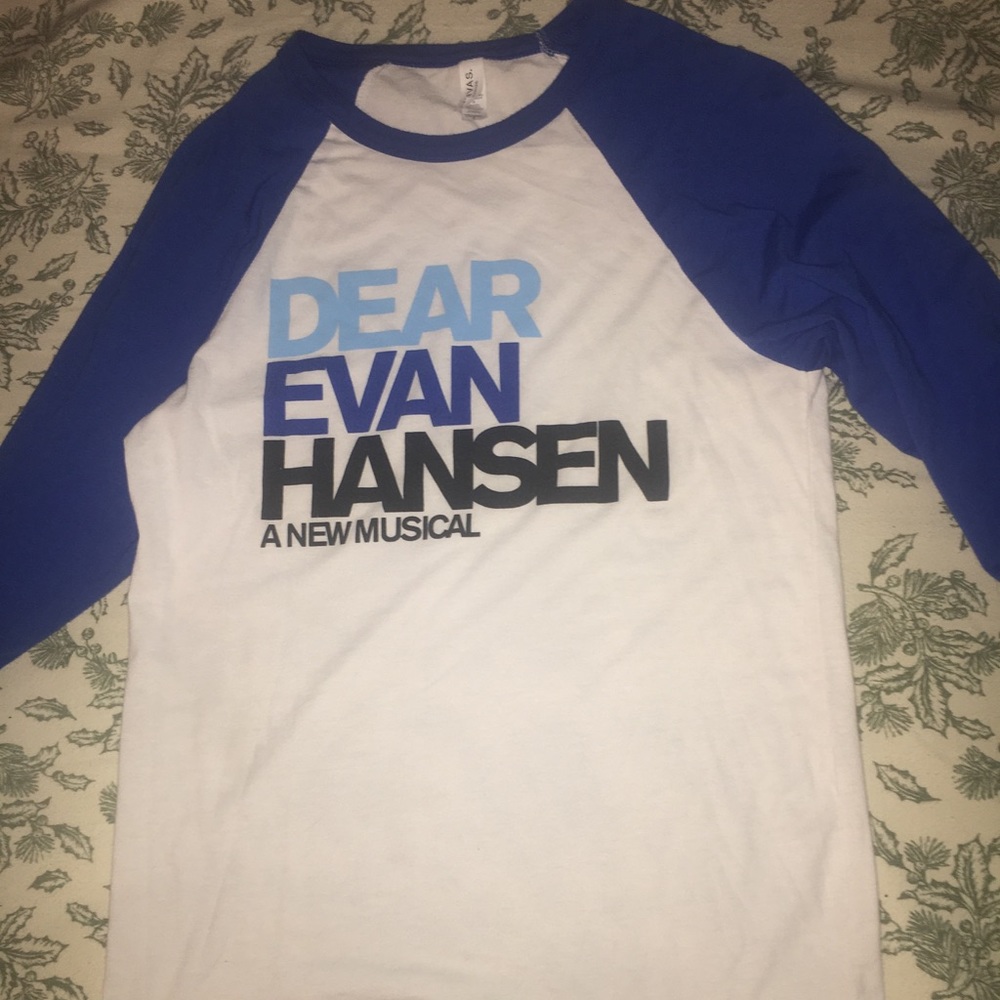 Dear Evan Hansen Broadway baseball tee
